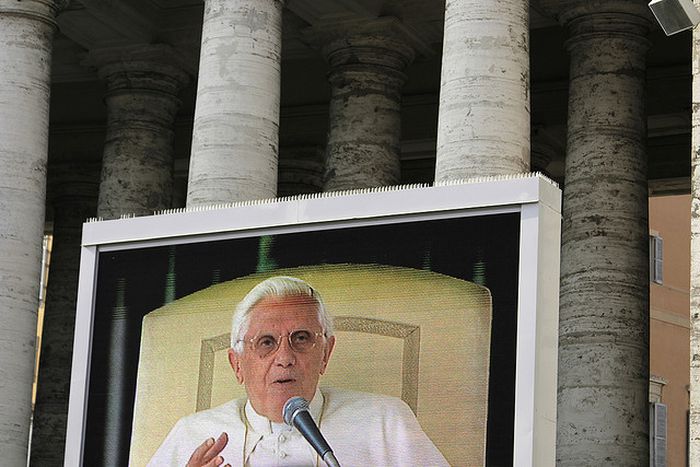 Image for Pope Benedict on TV on 22 April: church in crisis?