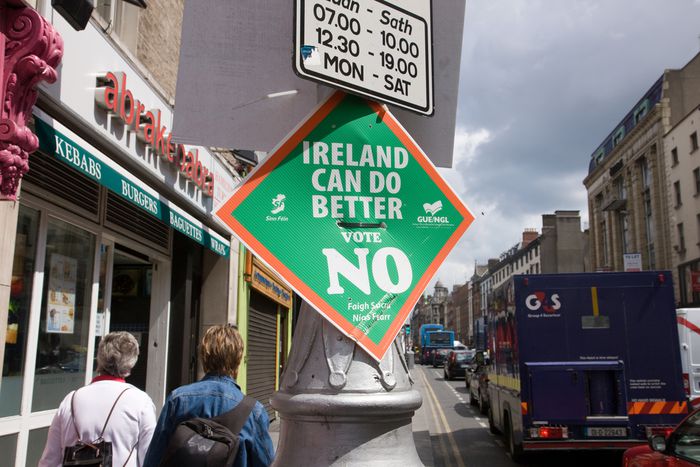 Image for Irish “no”brings European impasse
