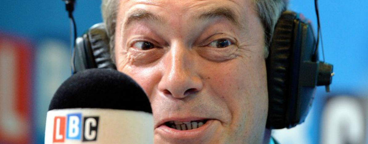 Image for Le Nigel Farage Show : calme, trop calme...
