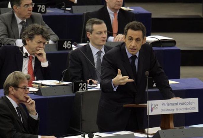 Image for Sarkozy's last attack on the European parliament
