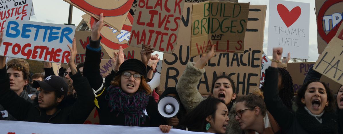 Image for Protestas en París contra la elección de Trump