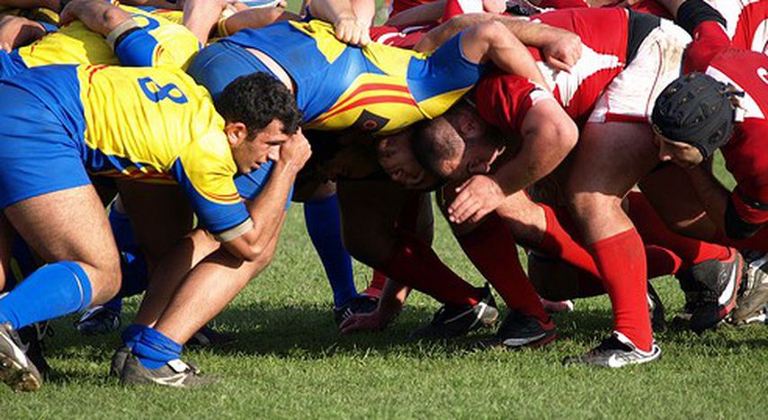 Image for French-Romanian rugby player Marius Tincu scrums down with EU law