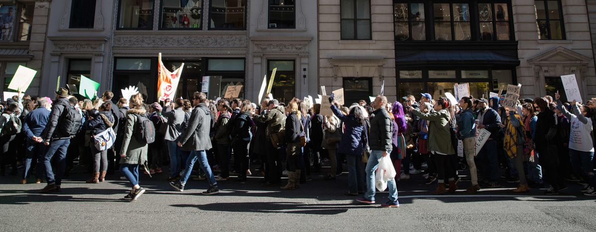 Image for Anti-Trump protests: "I thought of setting myself on fire"