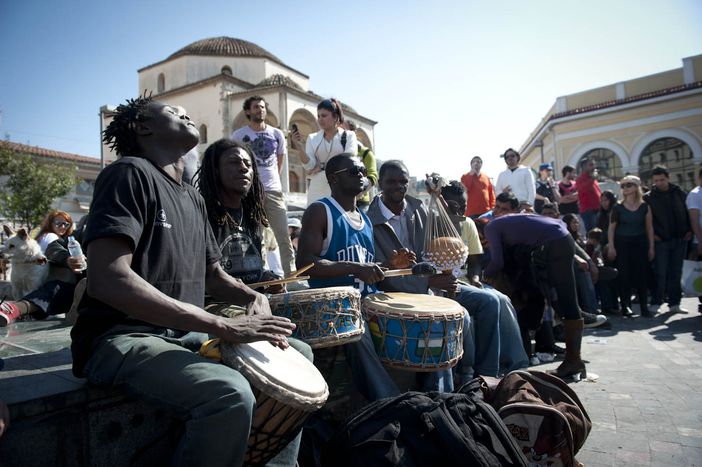 Image for Inner-city immigrant-city Athens: look Greek, look lively