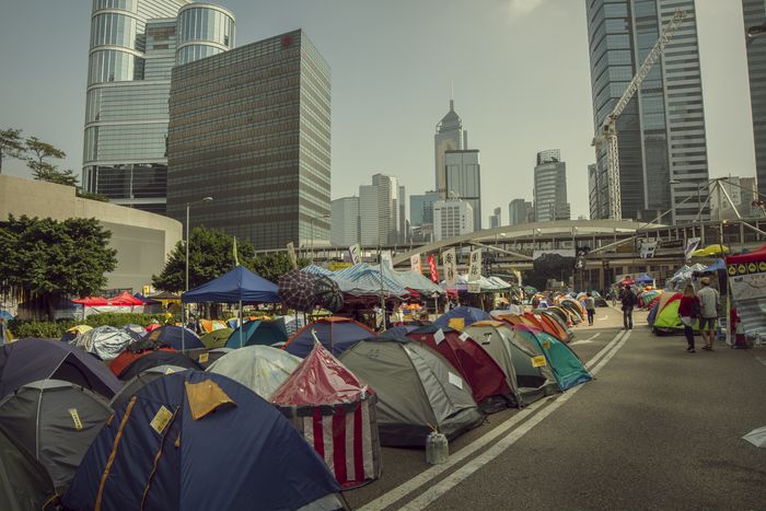 Image for Hong-Kong : quand le parapluie devient symbole de protestation